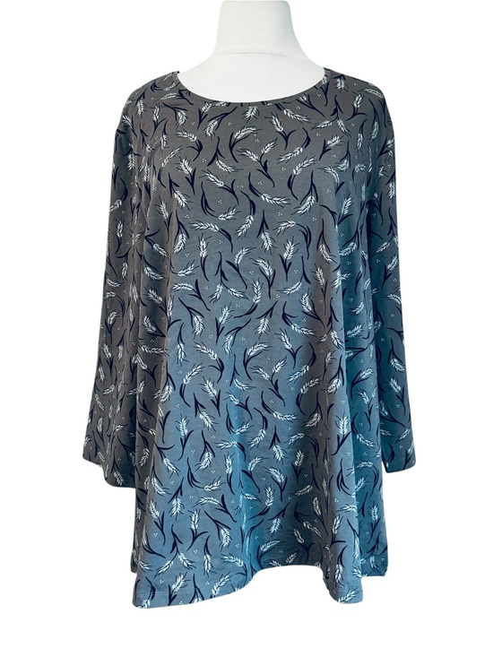 Gudrun Sjoden Tops - Gudrun Sjoden Floral Leaf Print Top